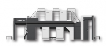 AKIYAMA JP40 Double-Sided Multi-Color Sheet-Fed Offset Printing Machine